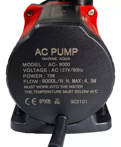 BOMBA SUBMERSA AC-9000 (9000L/H) 220V - OCEAN TECH