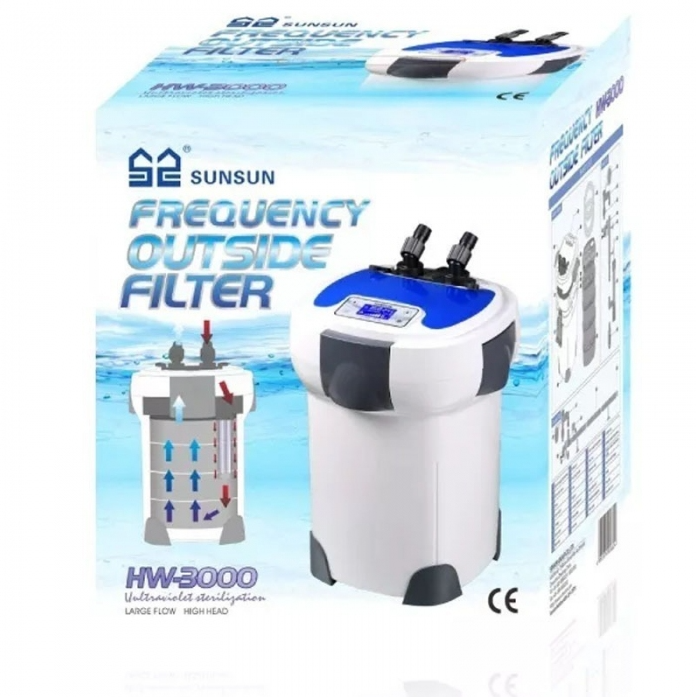 HW-3000 - CANISTER FILTRO EXTERNO LINHA 3000 - SUNSUN