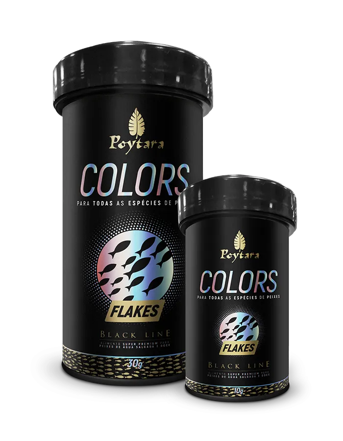 POYTARA COLORS BLACK LINE FLAKES
