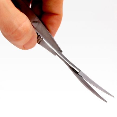 CURVED SPRING SHEARS 15CM - AQUAVITRO