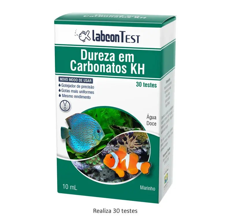 TEST DUREZA CARBONATOS KH - 30 TESTES - ALCON