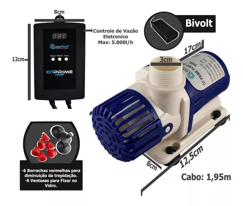 BOMBA SUBMERSA OT PRIME (5000L/H) - OCEAN TECH